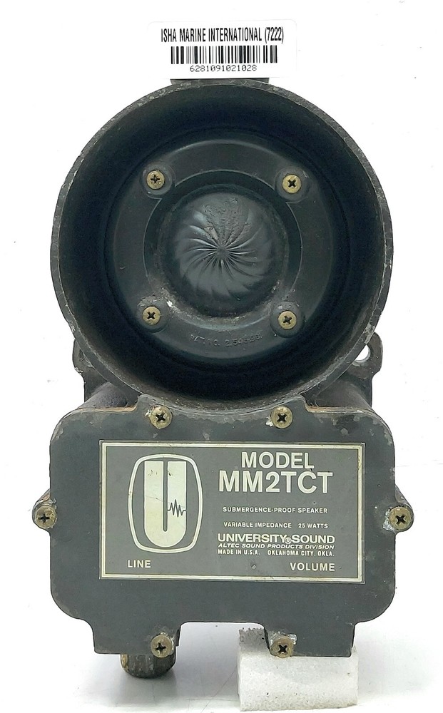 University Sound MM2TCT Submergence Proof Speaker  25Watts
