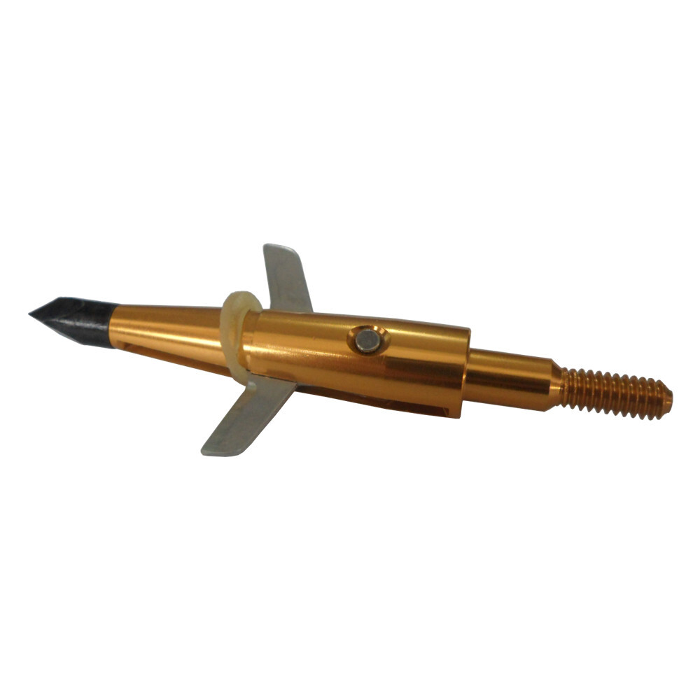 24Pc Gold Swhacker Hunting Broadheads 100Gr Expandable Sharp Blade Crossbow Tips
