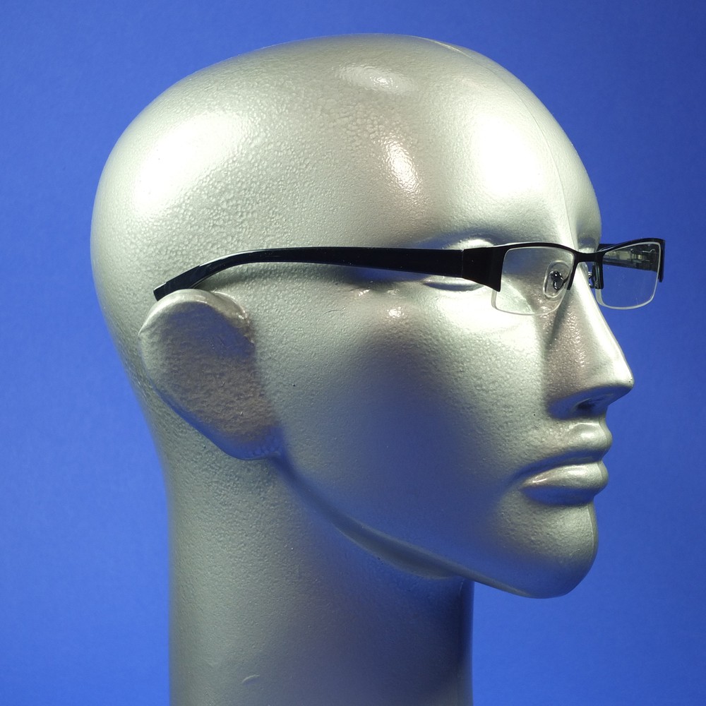 Computer Reading Glasses Deep Blue Tech Frame Bottomless Screen TV Lens  +4.00
