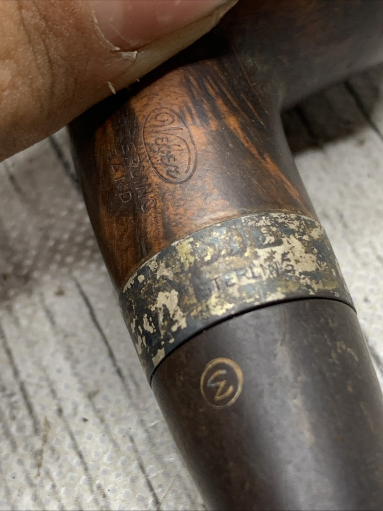 Weber Smoking Tobacco Pipe STERLING BAND