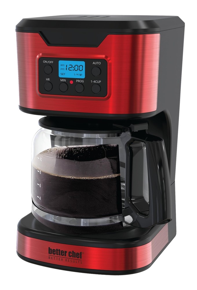 Programmable 12-Cup Coffee Maker | 1-4 Cup Setting | Auto-Pause to Serve | 2h...