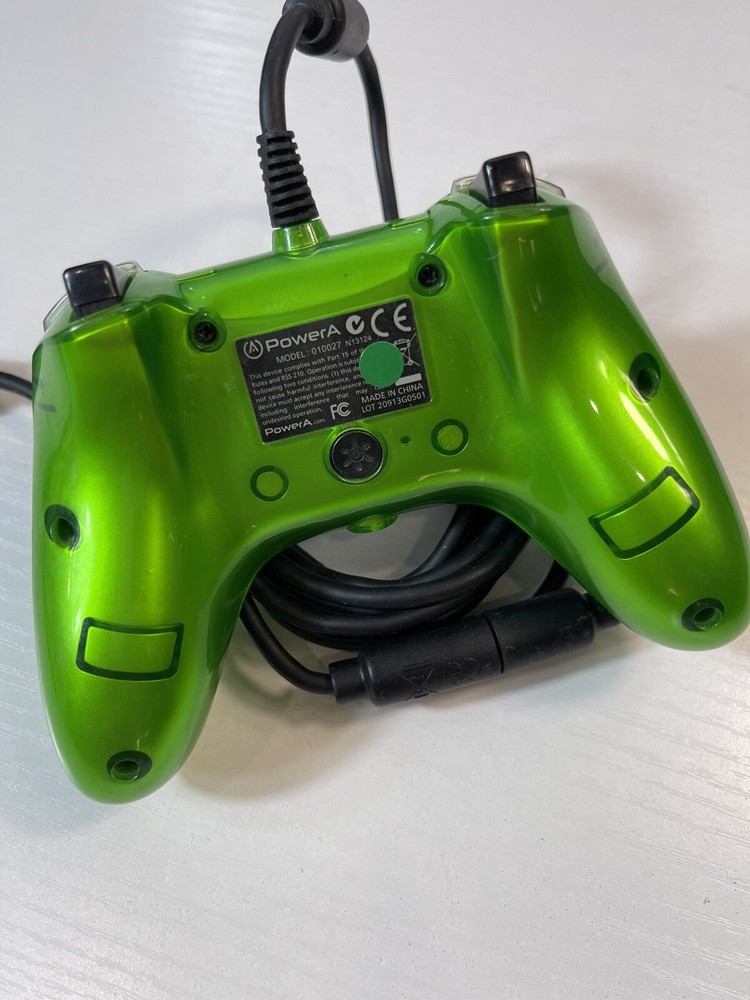 Power A Mini Green Liquid Metal Controller for Xbox 360