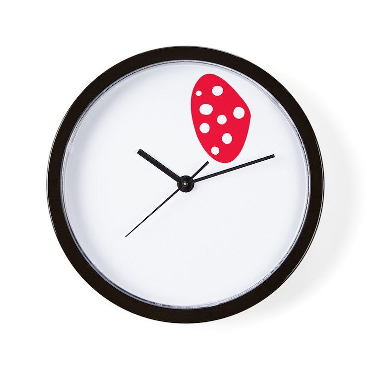 CafePress Ladybug Teach Dk 10" Wall Clock (1049369919)