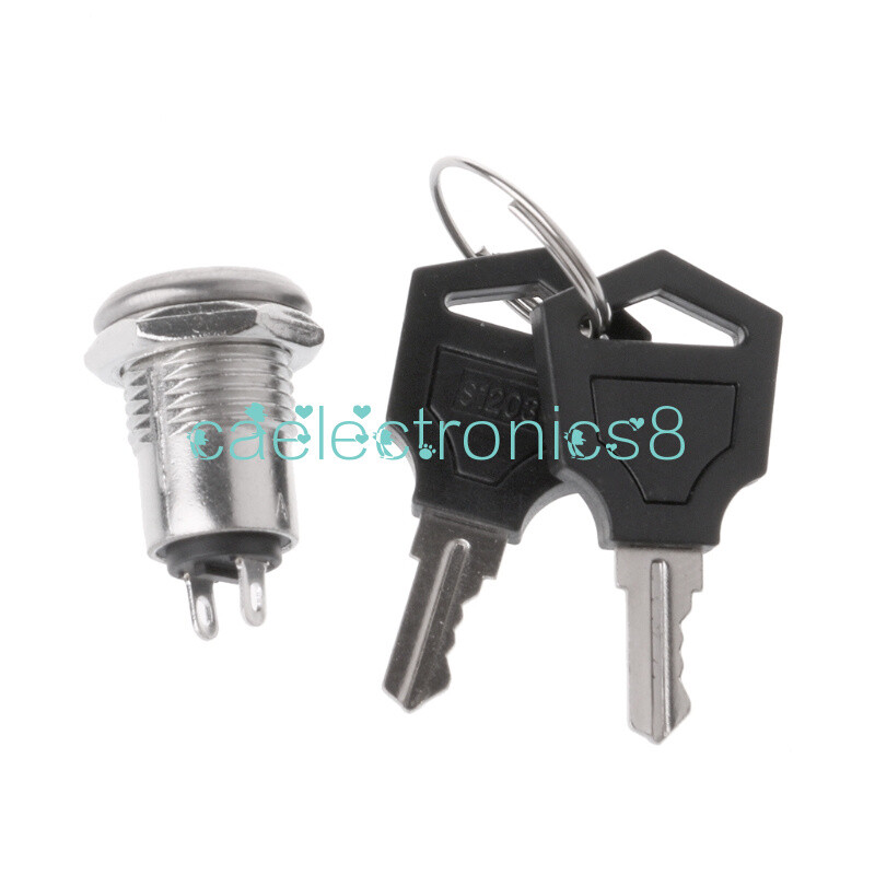 S1203 Security Power Locks Phone Lock Electronic Key Switch key Lock + Free Keys