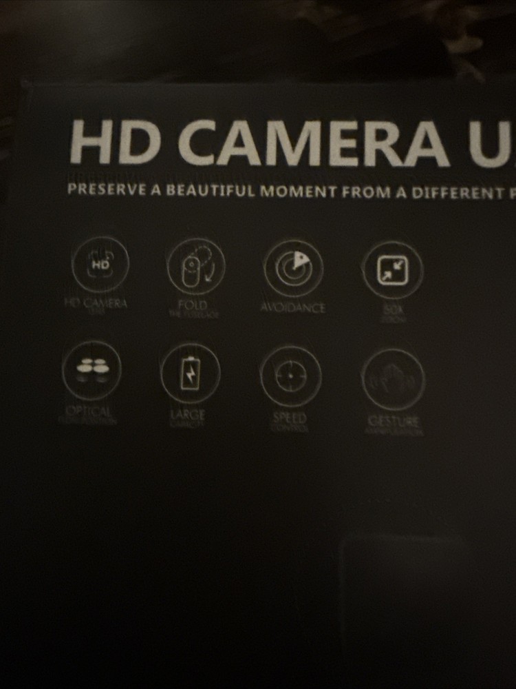 E88 Foldable HD Camera Drone, Avoidance, 3D, Optical Flow, Remote/App Control