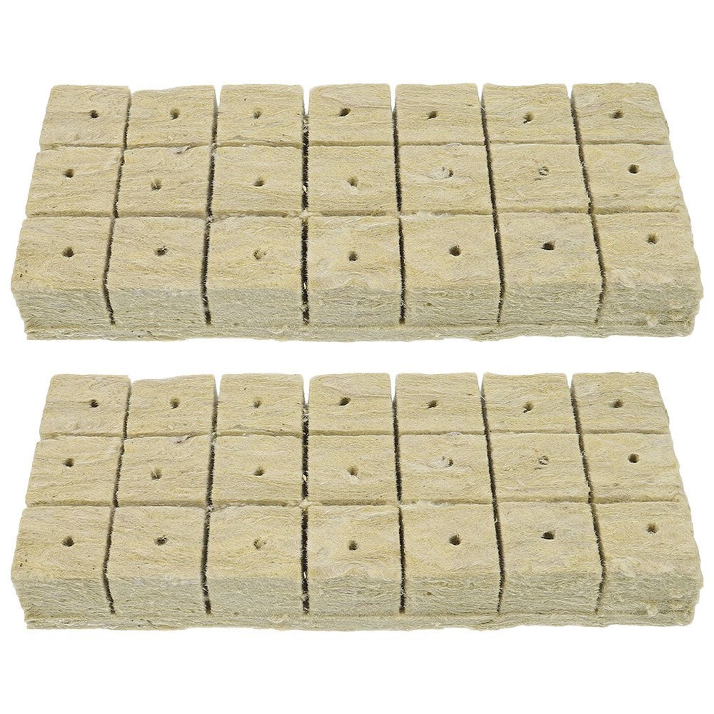 42 Pcs Hydroponic Growth Medium Clone Cubes Cultivation Nursery Block