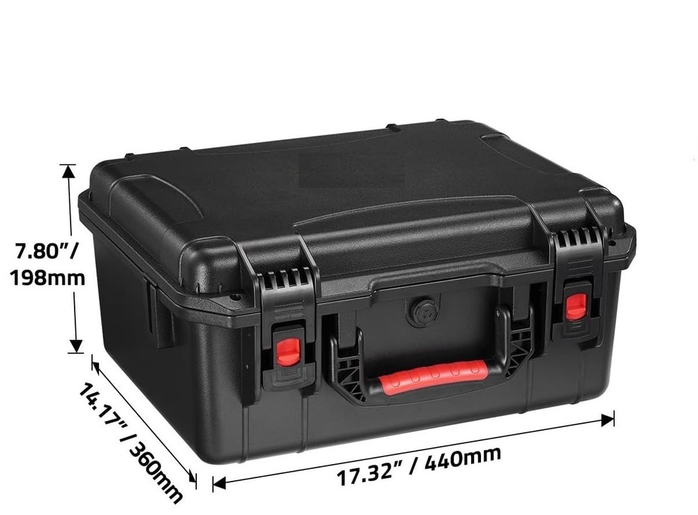 Waterproof & Shockproof Hard Protective Cases with Pre-cut Lining Lockable Hard
