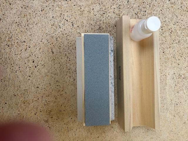 Tri 6 Arkansas Knife Sharpening Stone Kit
