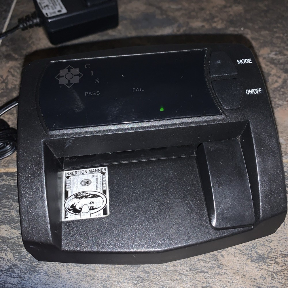CIS Security Solutions CIS 113 Counterfeit Bill Detector Portable Rechargeable