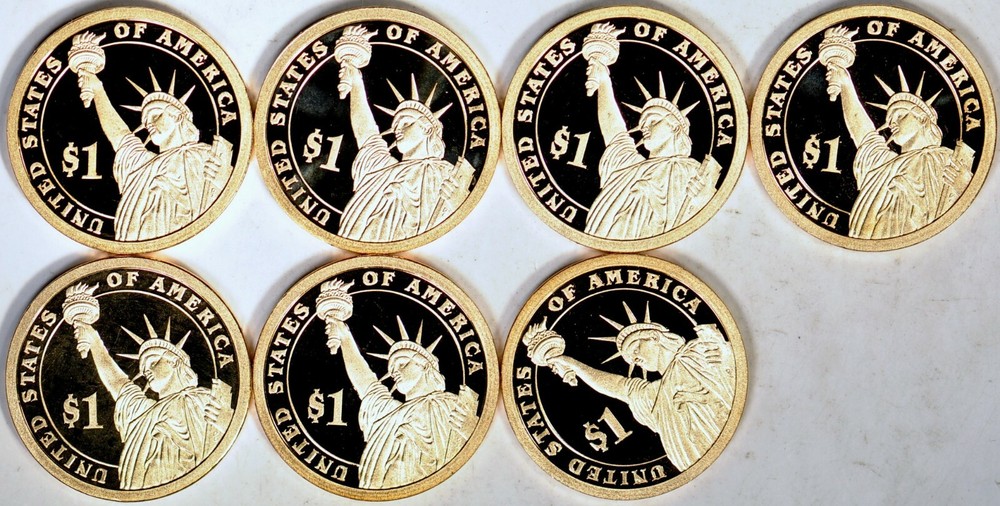 Complete Set Presidential Dollars Proof K9040