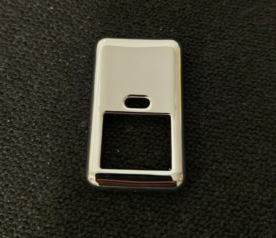 Volvo Chrome Plastic Rocker Switch Cover - Plain