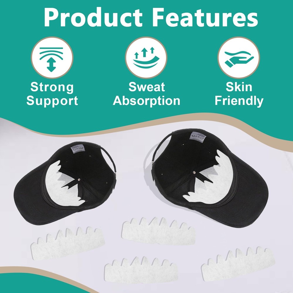 20Pcs Hat Shaper Insert - Baseball Caps Inserts Shapers, Reusable Crown Suppo...