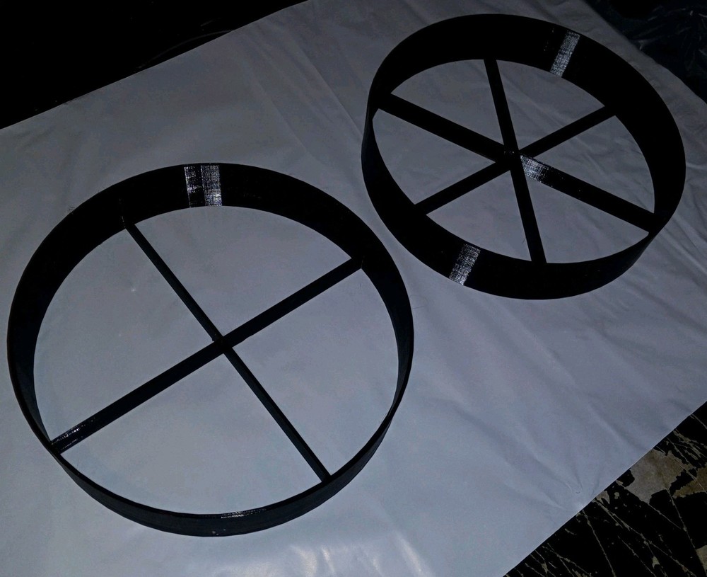 Diffraction Spike Masks Set For Telescope 6 & 4 Blade For 86mm O.D