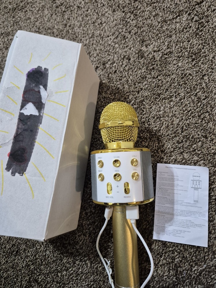 NEW CAMP INVENTION KARAOKE MICROPHONE