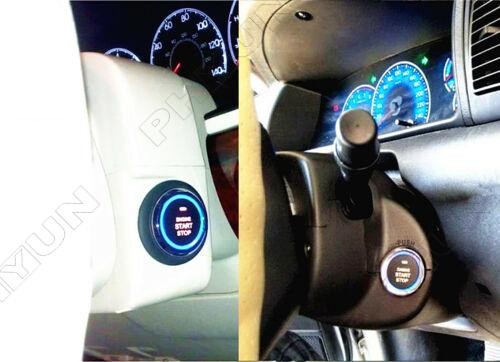 8x Car SUV Vibration Alarm System Ignition Engine Start Push Button Remote Kit
