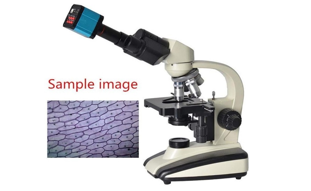 37MP 1080P 60FPS  USB Industrial Microscope Camera with Conversion Adapter