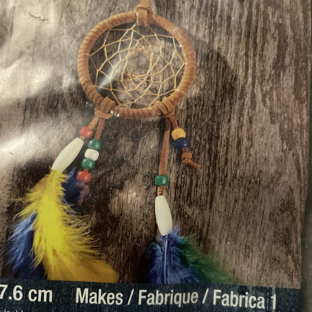 ArtMinds Leather Crafting Kit Mini Dreamcatcher 3in