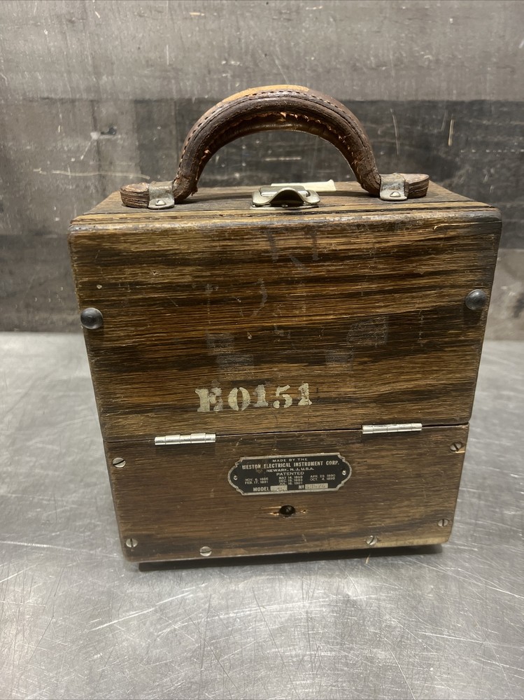 Vintage Weston DC Voltmeter Model 45 Used Surplus