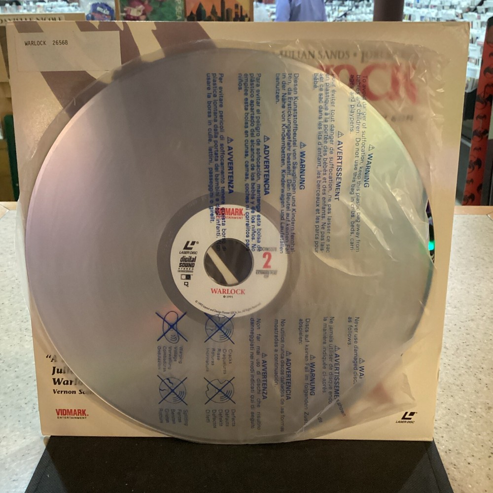 Warlock (1991) Laserdisc, VERY GOOD CONDITION