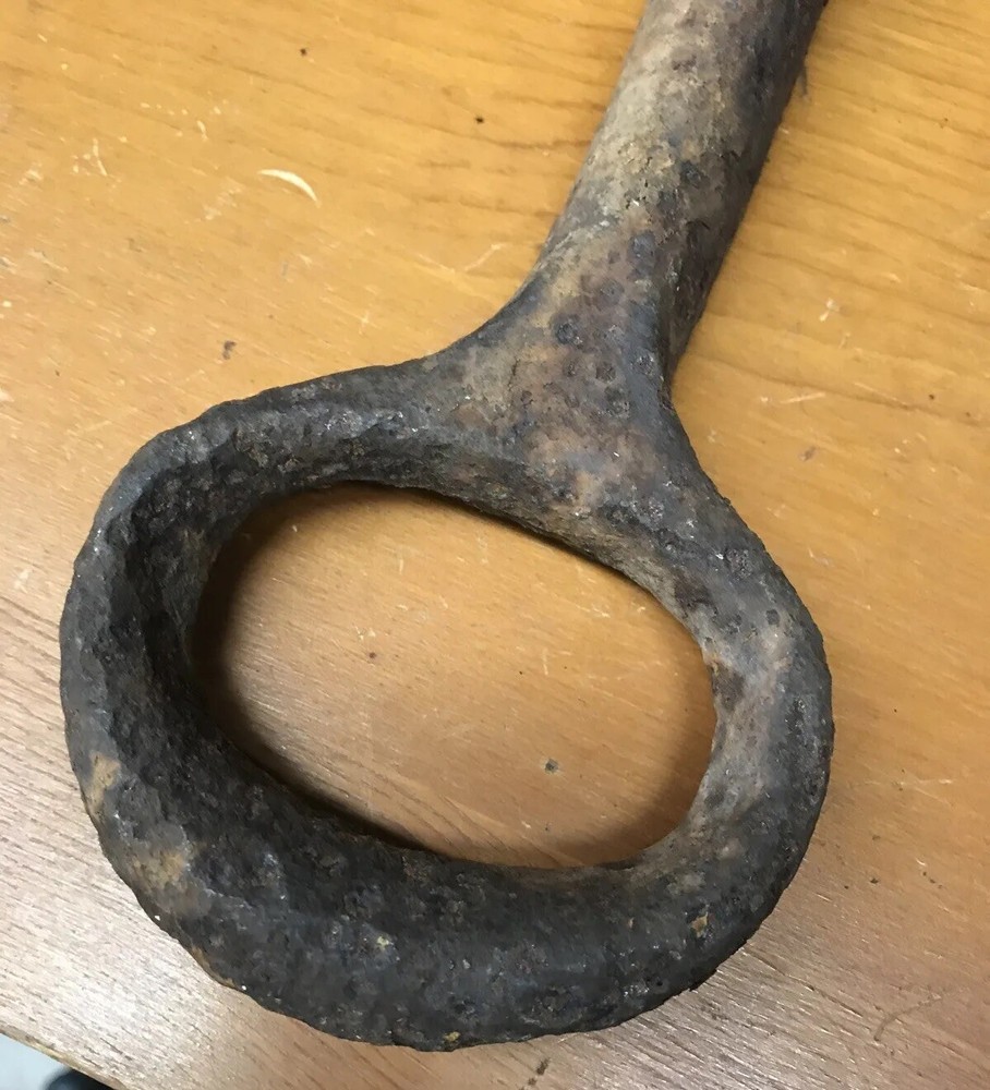 Antique Primitive Cast Iron Pump Handle Hand Forged Jack Hydrant Repurpose