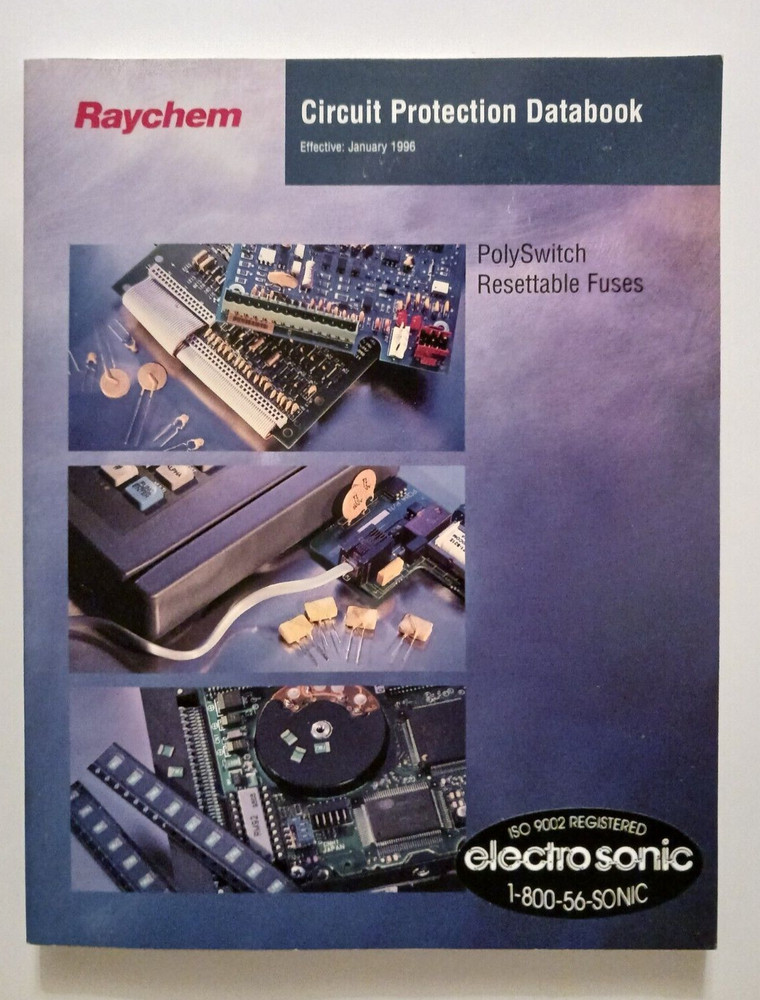 1996 Raychem Circuit Protection Databook-PolySwitch Resettable Fuses