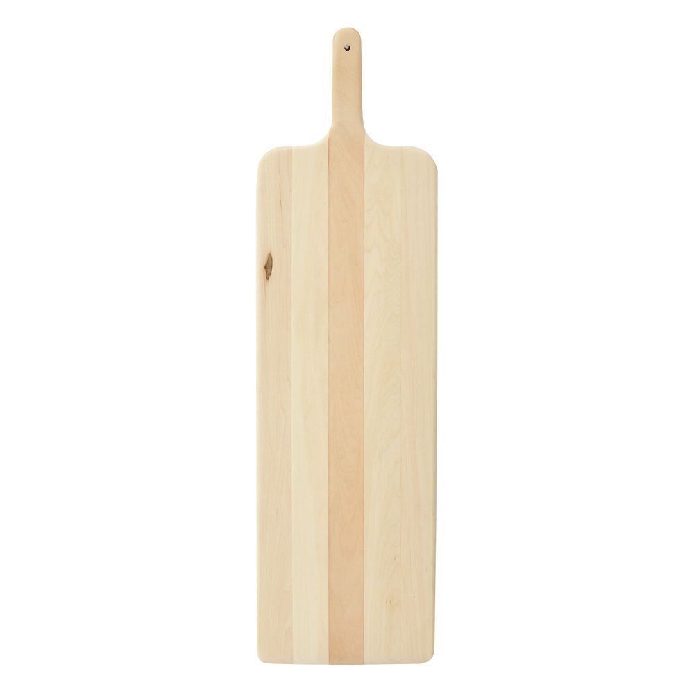 Mr Peel Rectangular Wood Pizza Peel with 6 1/2"L Handle - 29"L x 10"W Blade