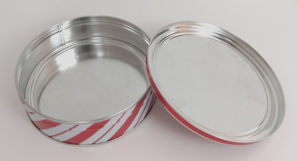 Decorative Santa Claus Christmas Cookie Tin