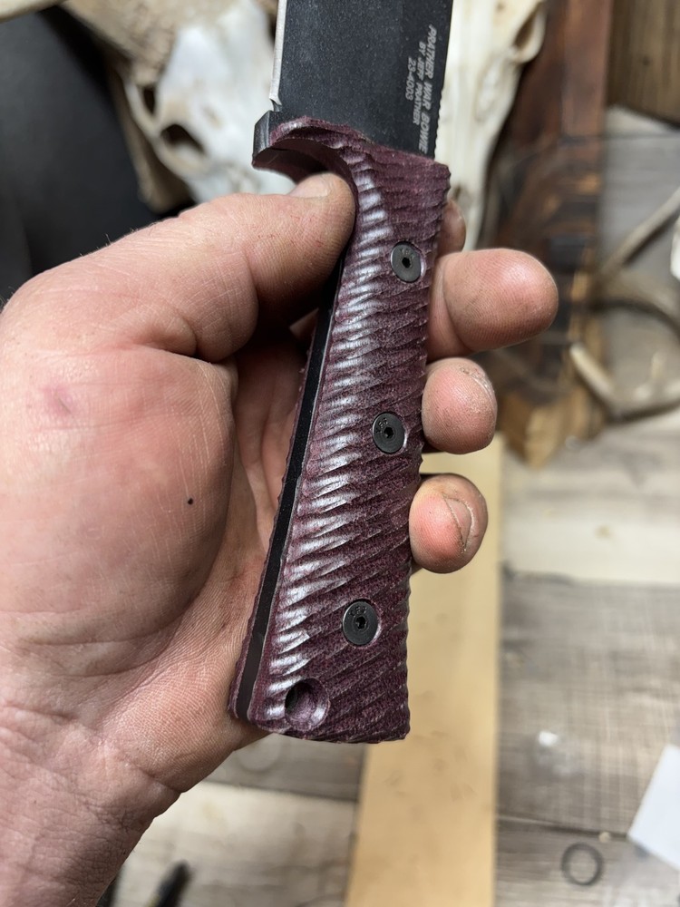 Tops Knives War Bowie V2 Handles