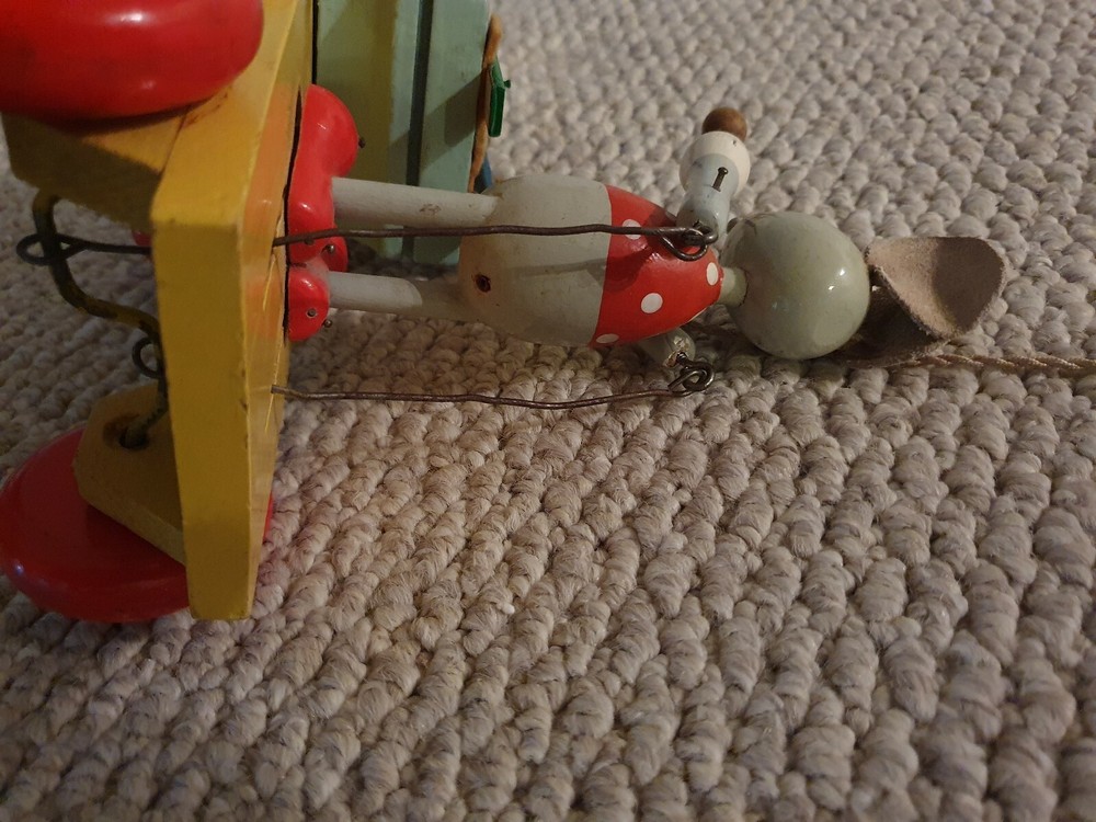 Cool Mouse Xylophone Wooden Pull Toy Works