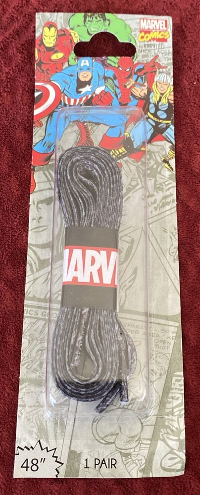 Marvel Comics Shoelaces Printed Multi Colored 48” Superhero Loot Crate Exclusive