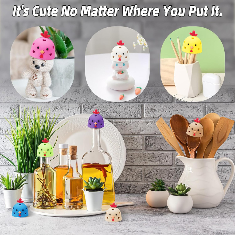 Creative Chicken-Shaped Egg Washer & Scrubber – Silicone Egg Cleaning Brush
