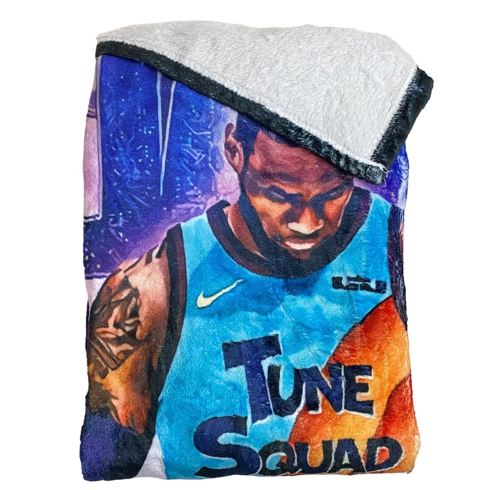 Tune Squad Space Jam Plush Throw Blanket 40 x 50