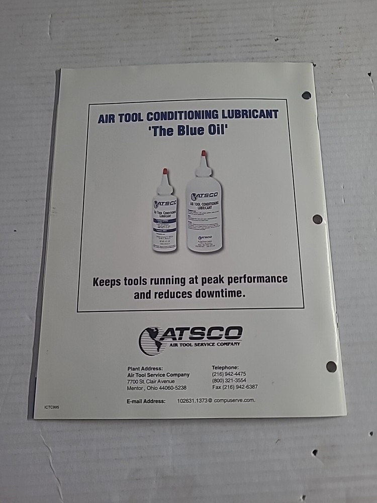 Atsco Tools Sales Brochure