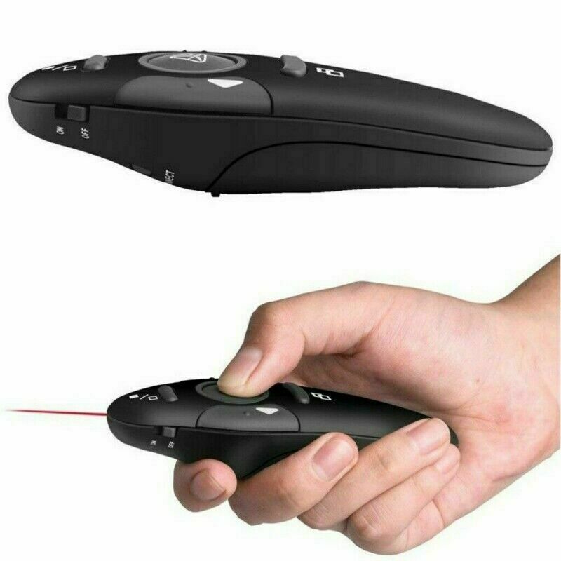 USB Powerpoint Clicker Wireless Remote Control PPT Presenter Pointer Pen NLK