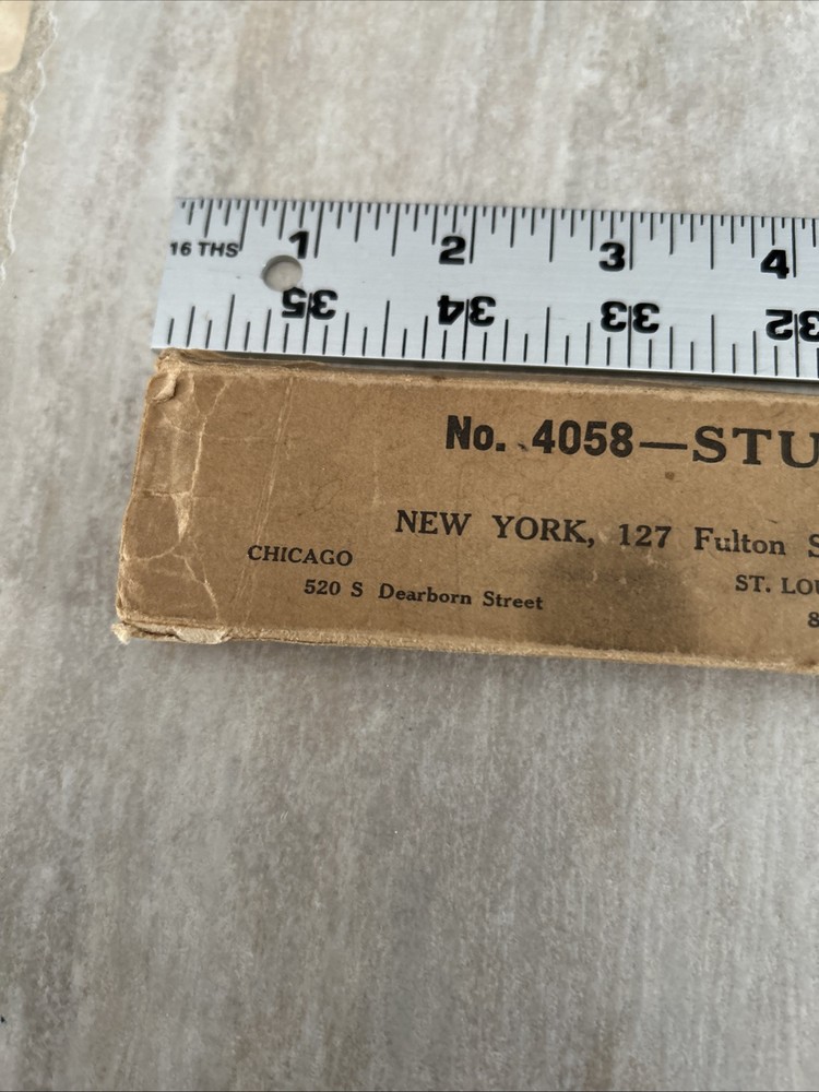 K&E Keuffel & Esser Beginner's Slide Rule N4058W Original Packaging.