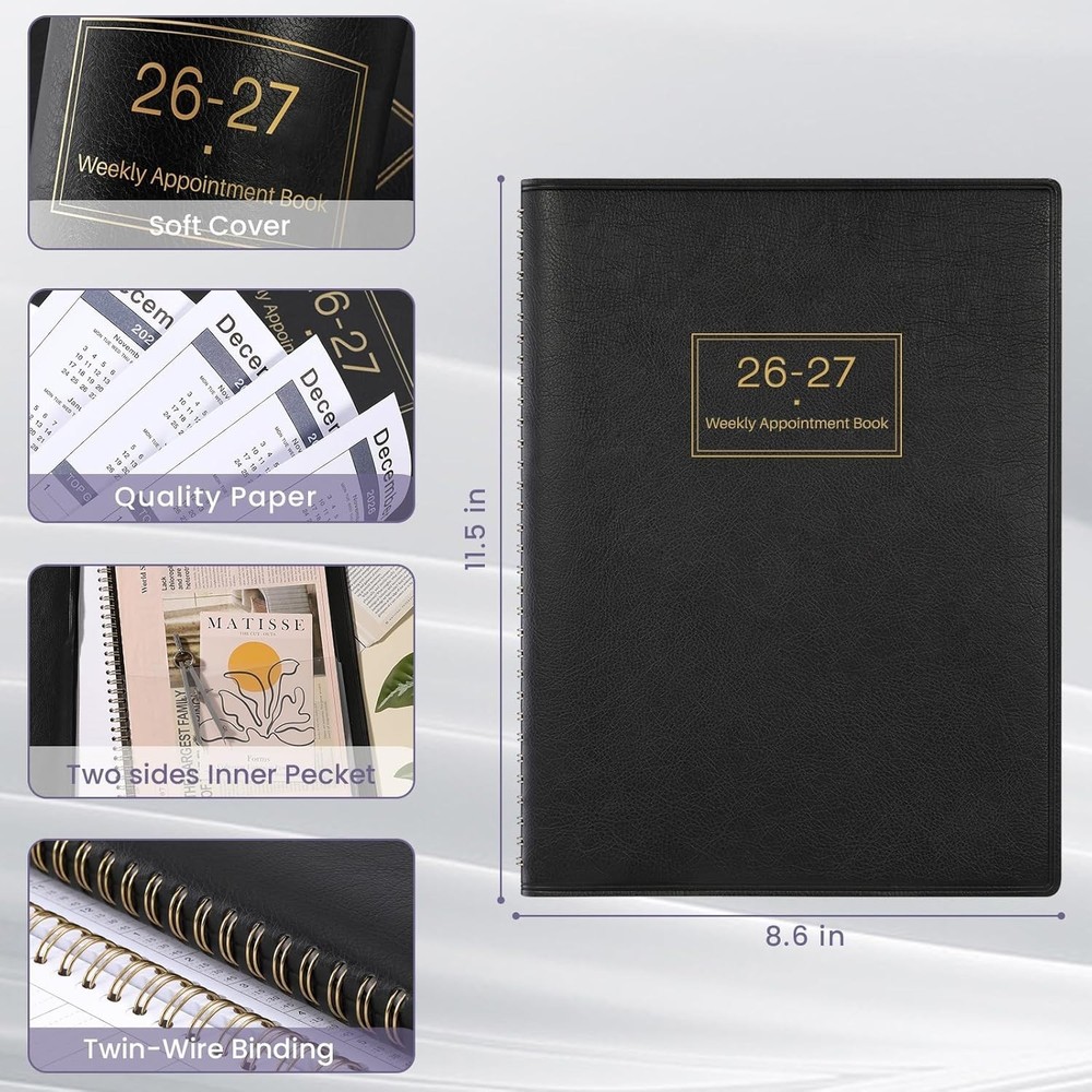 Comprehensive 2026-2027 Planner - Daily Organizer for Efficient Time Management