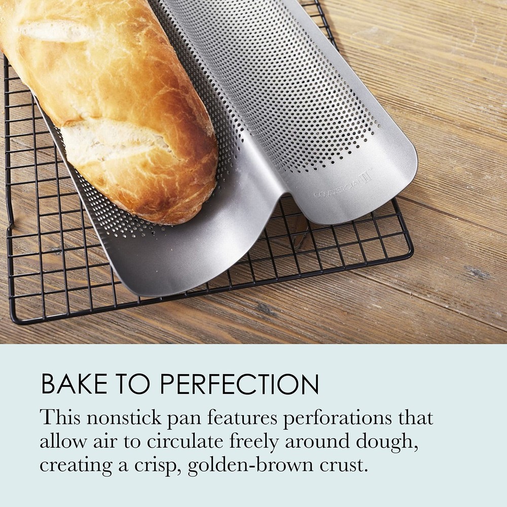 Chicago Metallic Perforated French Bread Pan
