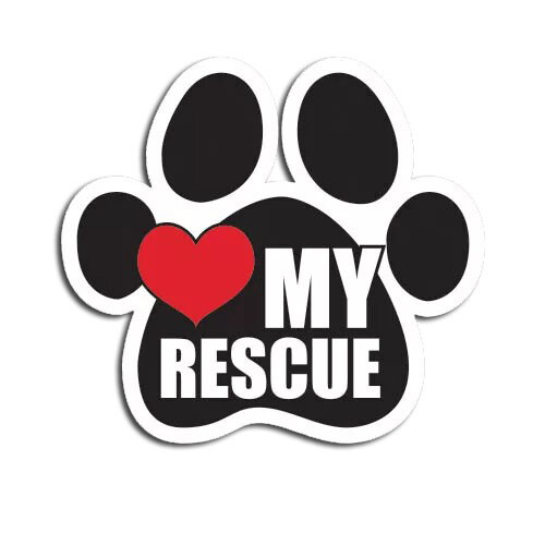 Heart My Rescue Sticker Decal