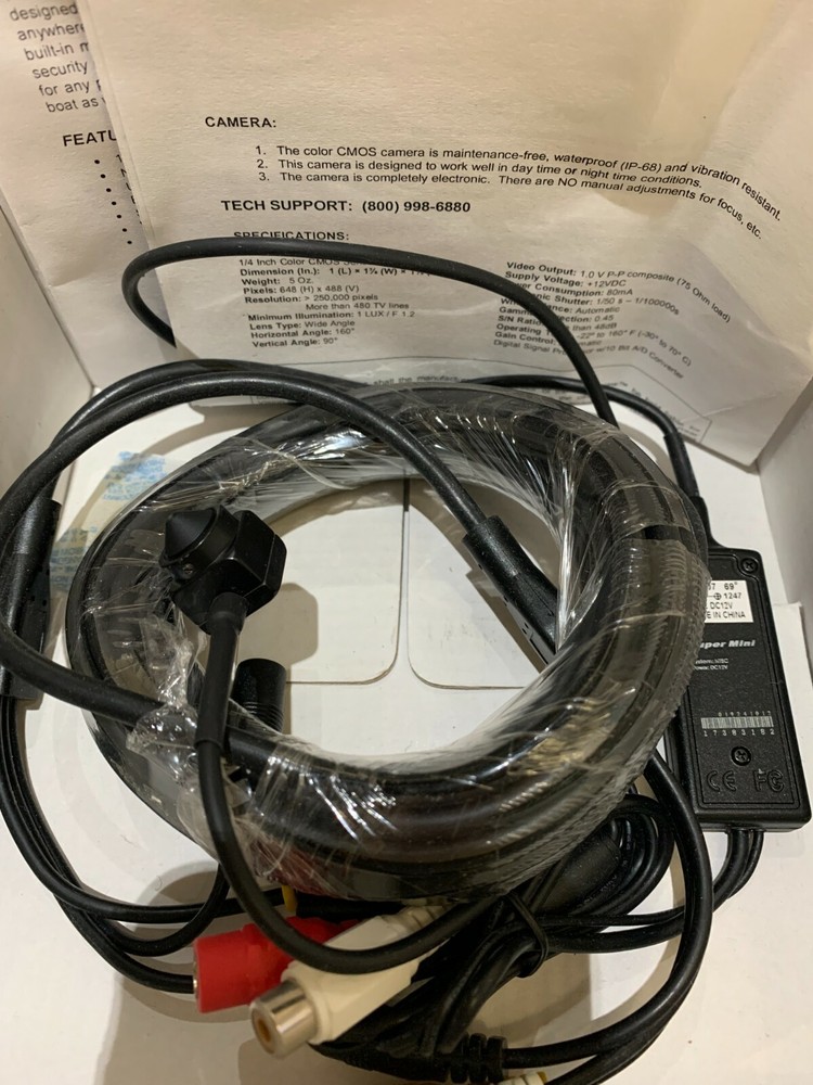 Crime Stopper SV-007 Pinhole CCTV Camera
