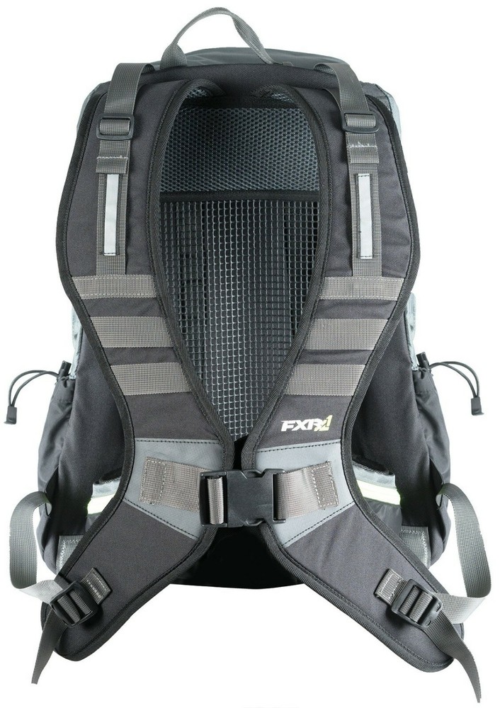 FXR Ride Pack, FXR Snowmobile Backpack, Premium Snowmobile Bag, Black, Hi-Vis