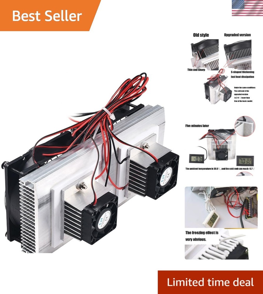 Compact 10L Peltier Cooler – Quiet 2V DIY Mini Air Conditioner for Versatile Use