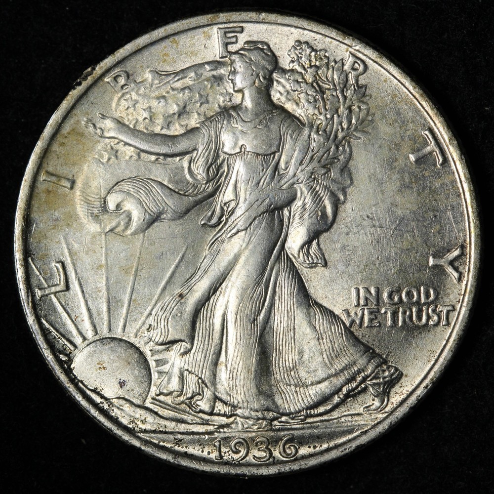 1936 Walking Liberty Silver Half Dollar BU *UNCIRCULATED* MS E368 UVEC