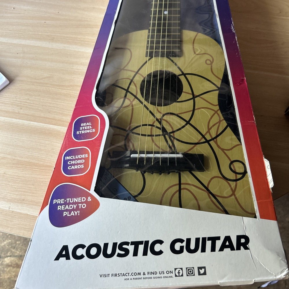First Act Kids Acoustic Guitar Open Box
