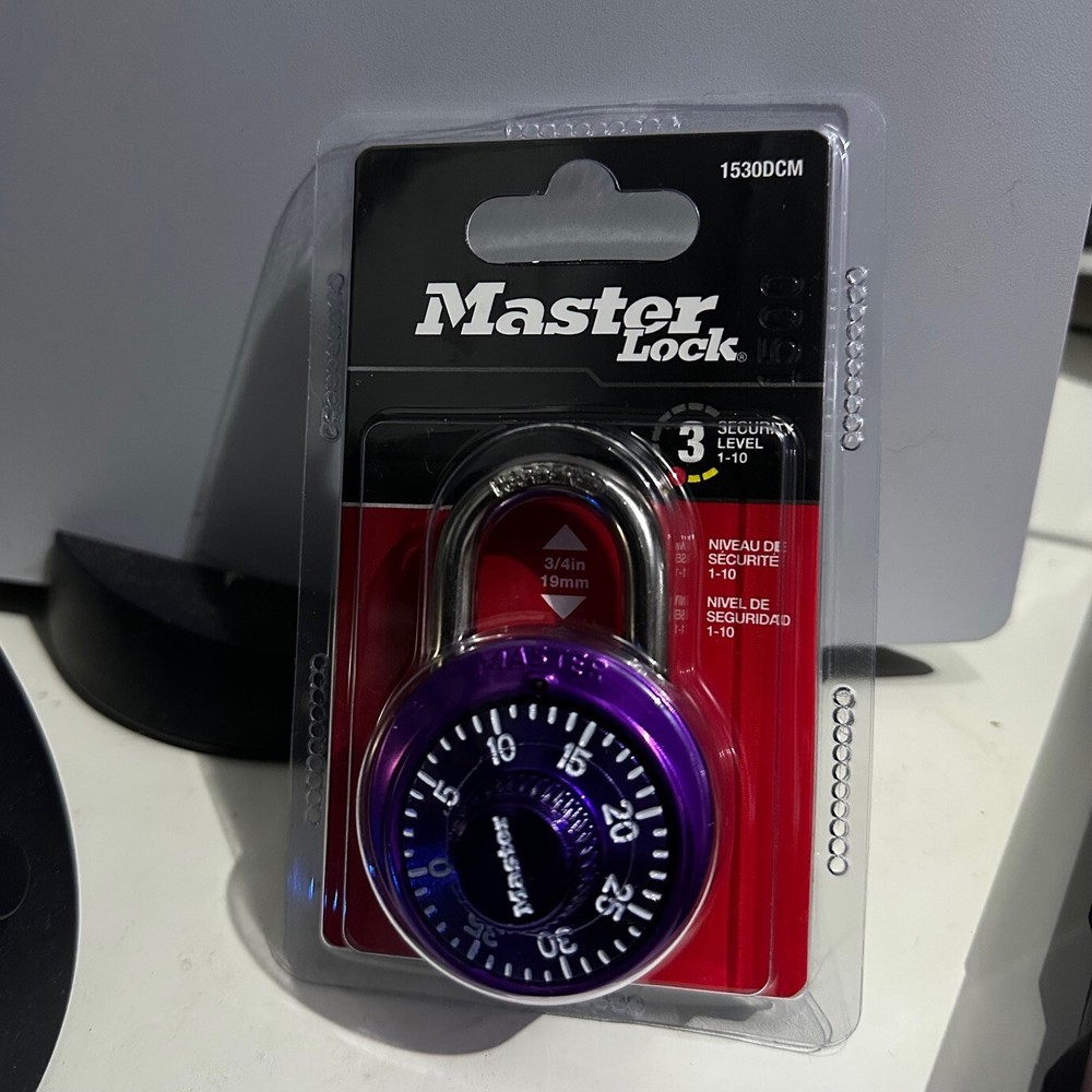 Master Lock Level 3 Security Combination Padlock – No Key Needed