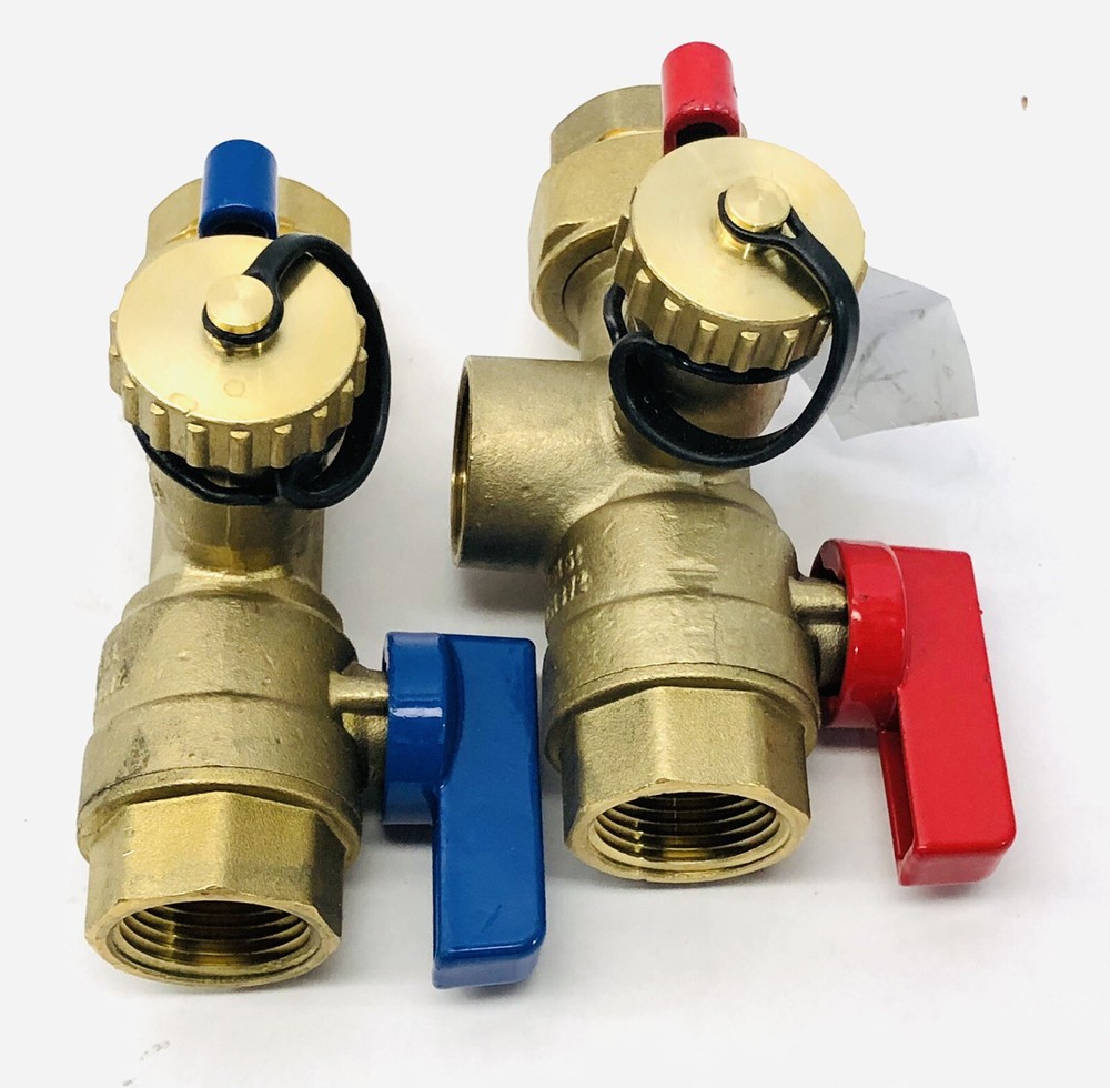 LOT OF 2 EASYFLEX  THREADED 3/4" TANKLESS WATER HEATER ISOLATION