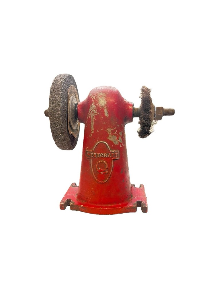 Vintage Westcraft Belt Driven Grinder Wheel