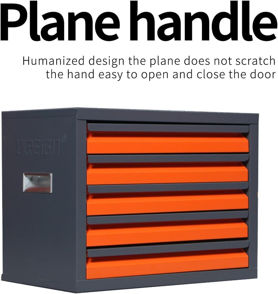 Drill Bit Dispenser Cabinet 5 Drawers Organizer Stackable Milling Cutter Storage