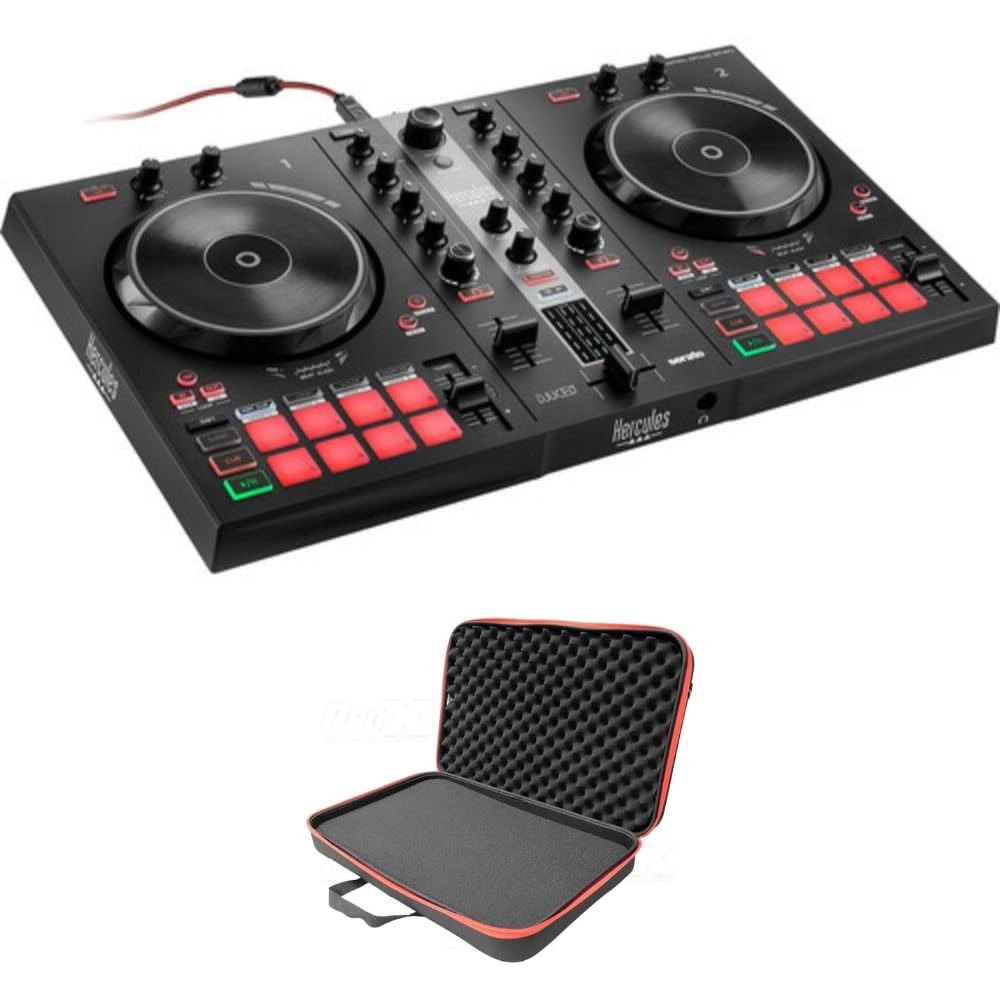 Hercules DJ Control Inpulse 300 MK2 2-Deck USB DJ Controller Bundle.