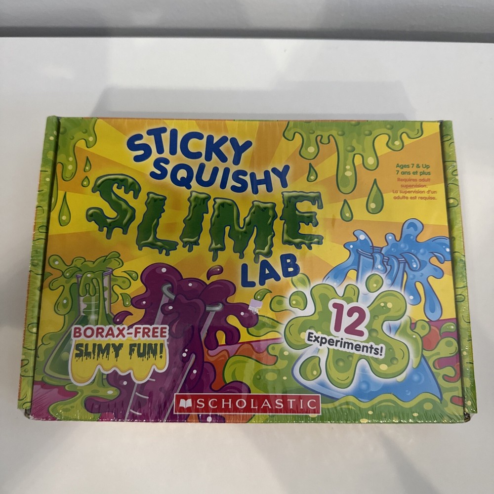 Scholastic School Essentials Sticky Squishy Slime Lab NEW