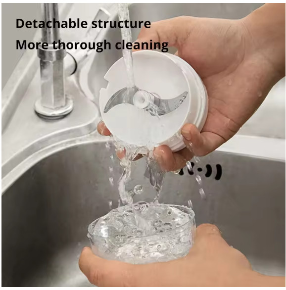 1pc White Hand Pulled Garlic Grinder In The Kitchen Palm Multi Functional Food